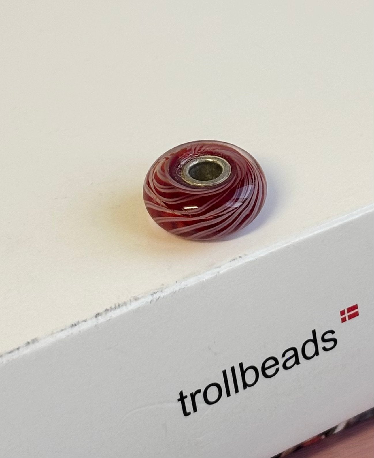 Trollbeads Red Feather, Ophalen, Zo goed als nieuw, Trollbeads
