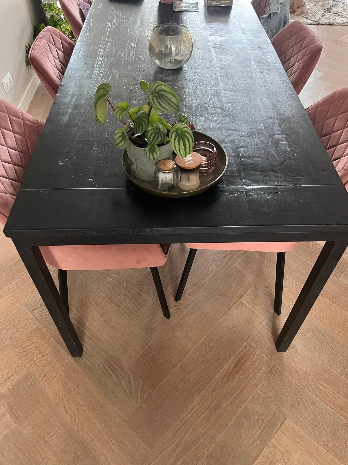 Stevige eettafel van Het Posthuys - 220x90 cm, Ophalen, Gebruikt, 200 cm of meer, 50 tot 100 cm