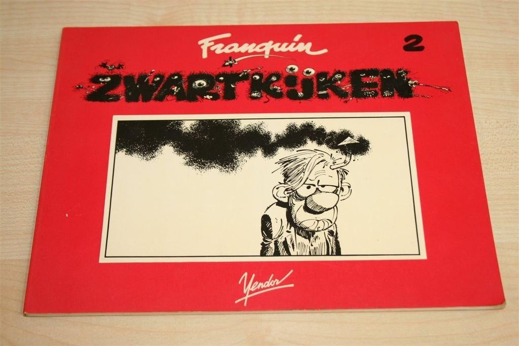 Zwartkijken 2 — Franquin's Meesterwerk in Zwarte Humor, Eén stripboek, Ophalen of Verzenden, Gelezen