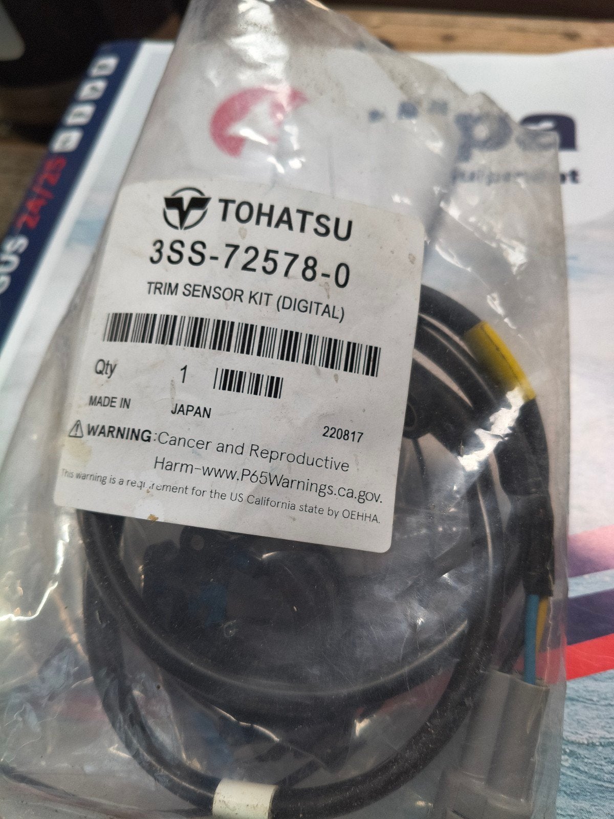 Tohatsu Trim Sensor Kit 3SS-72578-0 voor 75-150pk motoren, Watersport en Boten, Accessoires en Onderhoud, Ophalen of Verzenden