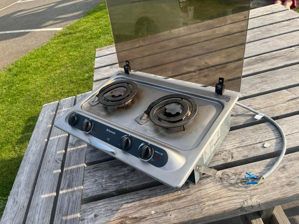 Dometic Origo C200 Elektrisch/Spiritus Kooktoestel, Ophalen, Gebruikt, 3 kookzones of minder, Inbouw