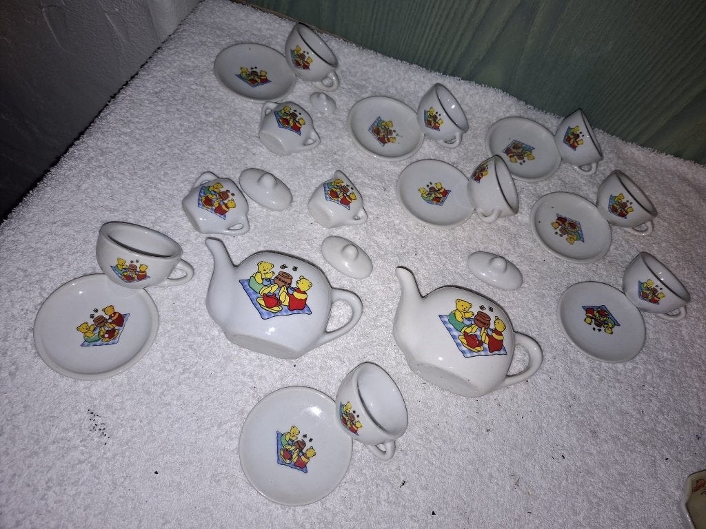 21 del. oud speelgoed servies, begin 1900, Ophalen of Verzenden
