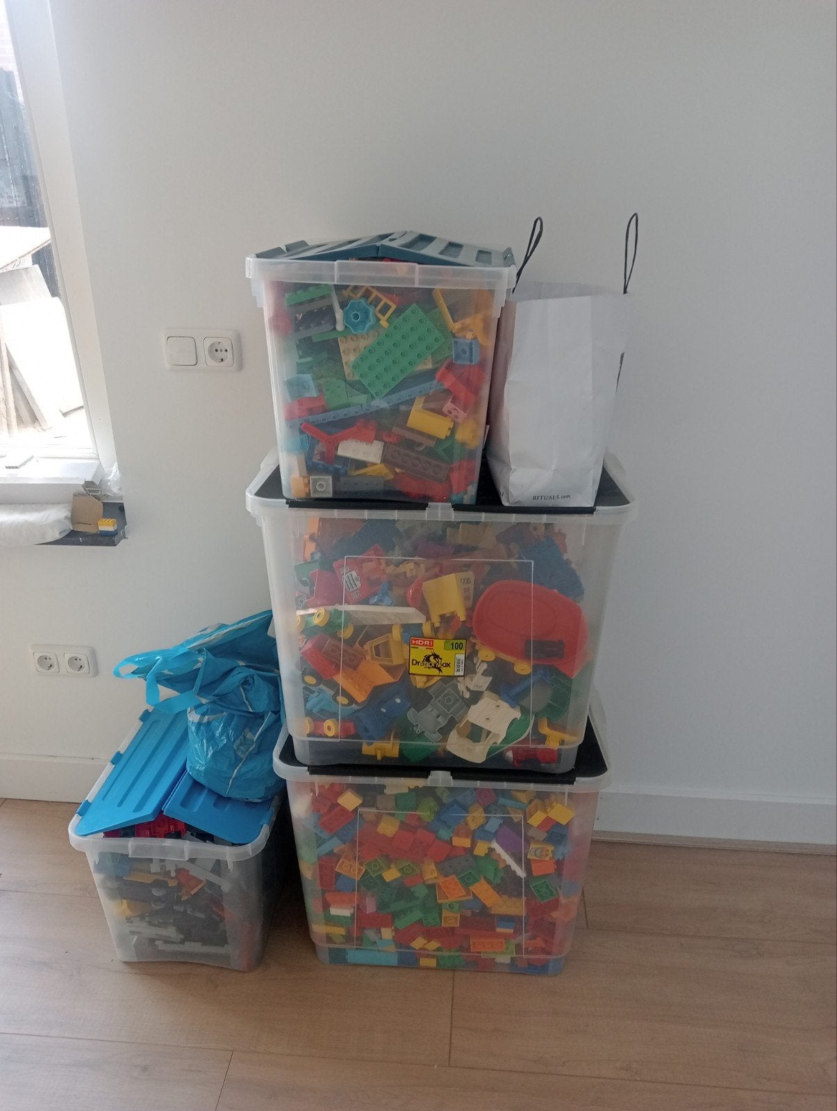 Grote collectie LEGO Duplo: trein, spoorbaan, dieren, popjes, Gebruikt, Inclusief minifiguren, Overige thema's, Ophalen of Verzenden