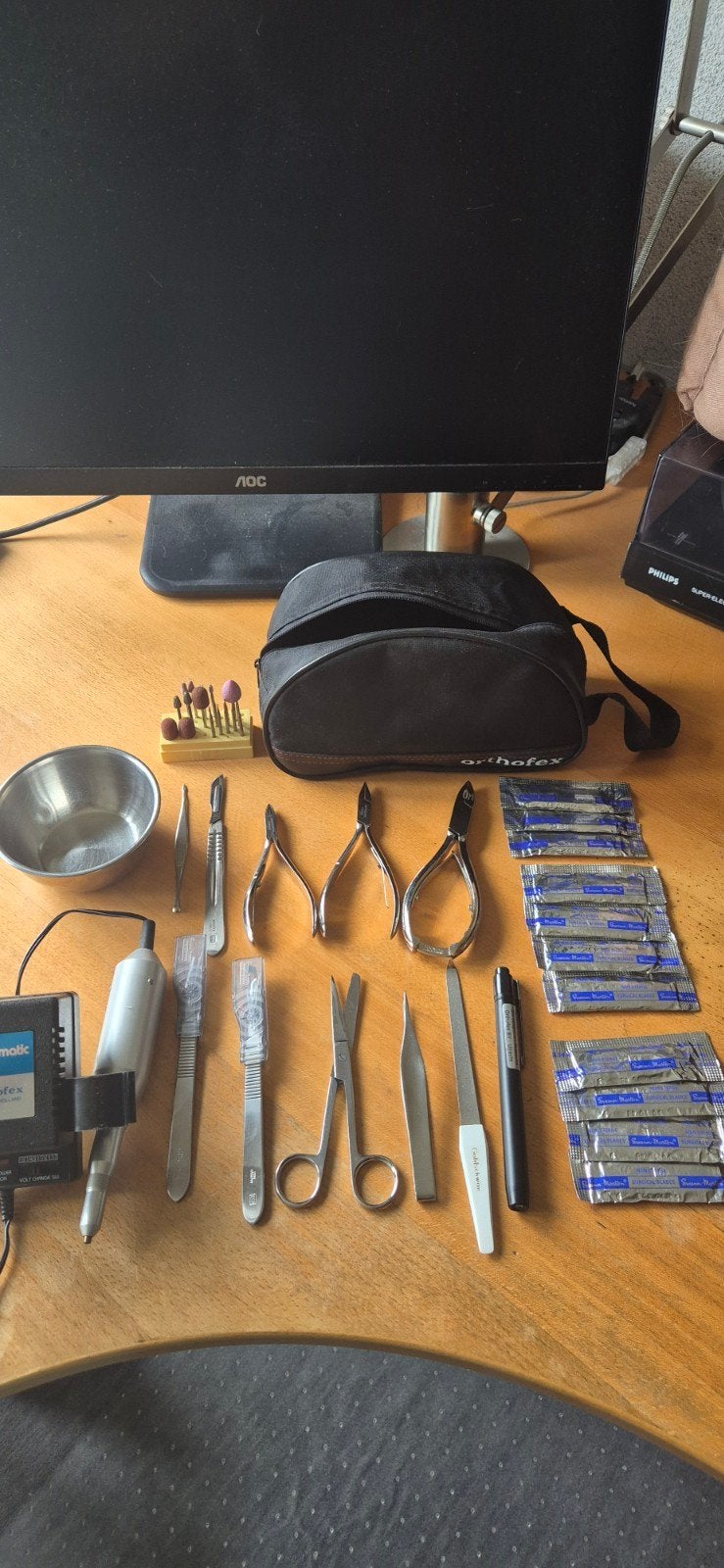 Pedicure gereedschap Orthofex, Sieraden, Tassen en Uiterlijk, Ophalen of Verzenden, Gebruikt, Overige typen