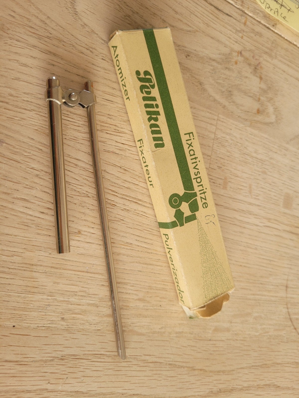 Vintage Pelikan Fixativspritze - Mondvernevelaar, Ophalen of Verzenden