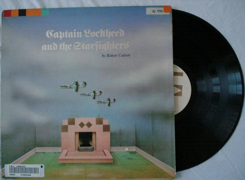 Robert Calvert - Captain Lockheed and the Starfighters, LP, Gebruikt, Overige genres, Ophalen of Verzenden