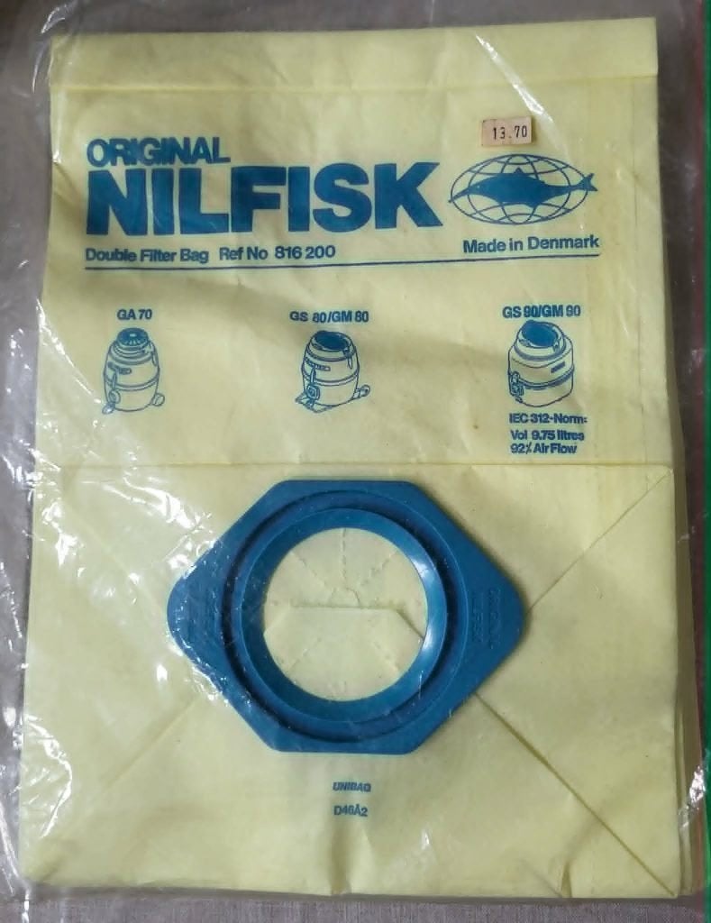Originele Nilfisk stofzuigerzakken, 5 stuks, Ophalen of Verzenden, Nieuw, Stofzak