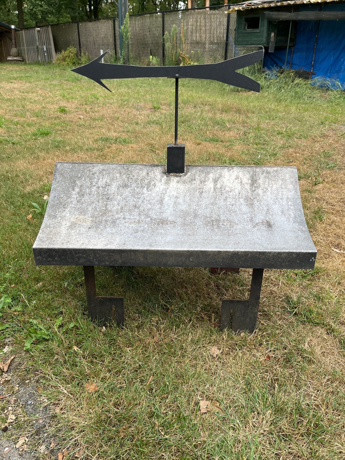 Schoorsteenkap met windvaan - 50 x 32 cm, Ophalen, Zo goed als nieuw