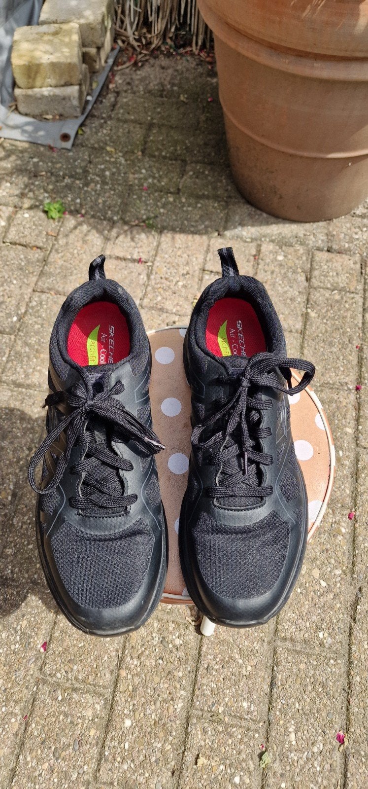 SKECHERS ,AIR_COOLD, AIR FIT, Zwart, Ophalen of Verzenden, Zo goed als nieuw, Skechers