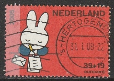 Nederland 2005 2370d Kind Nijntje, Gest Den Bosch, Ophalen of Verzenden, Na 1940, Gestempeld