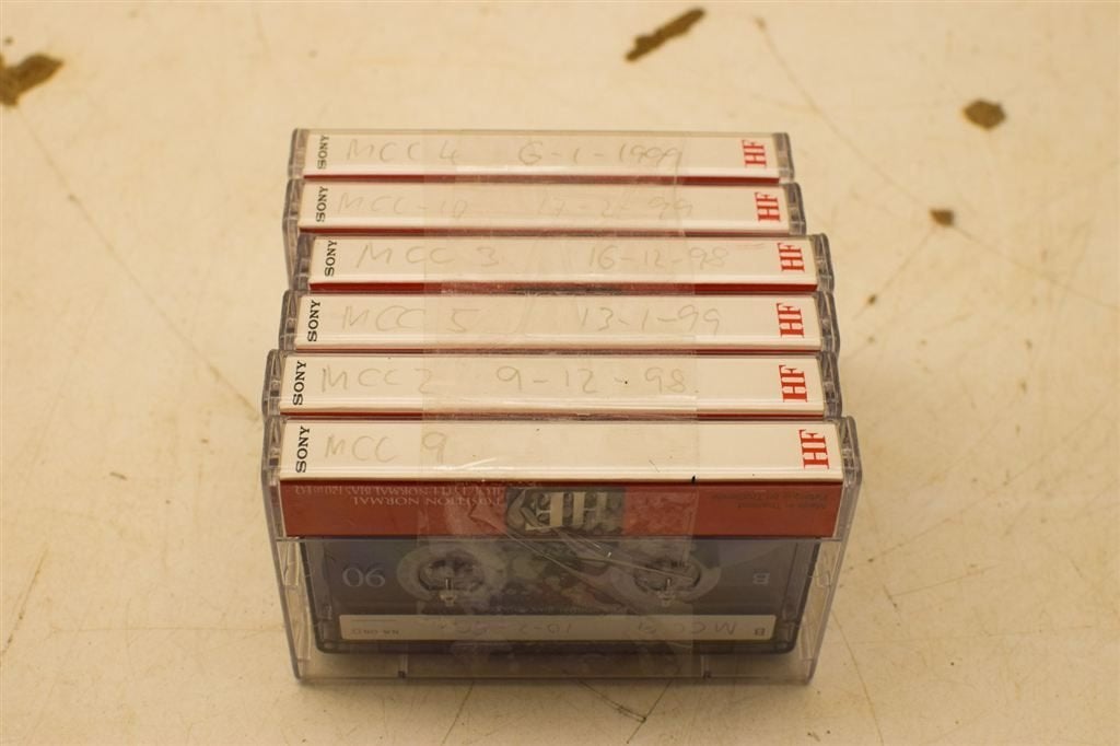 6 stuks Sony cassettebandjes 46957, Ophalen of Verzenden, Gebruikt, Overige genres, 1 bandje