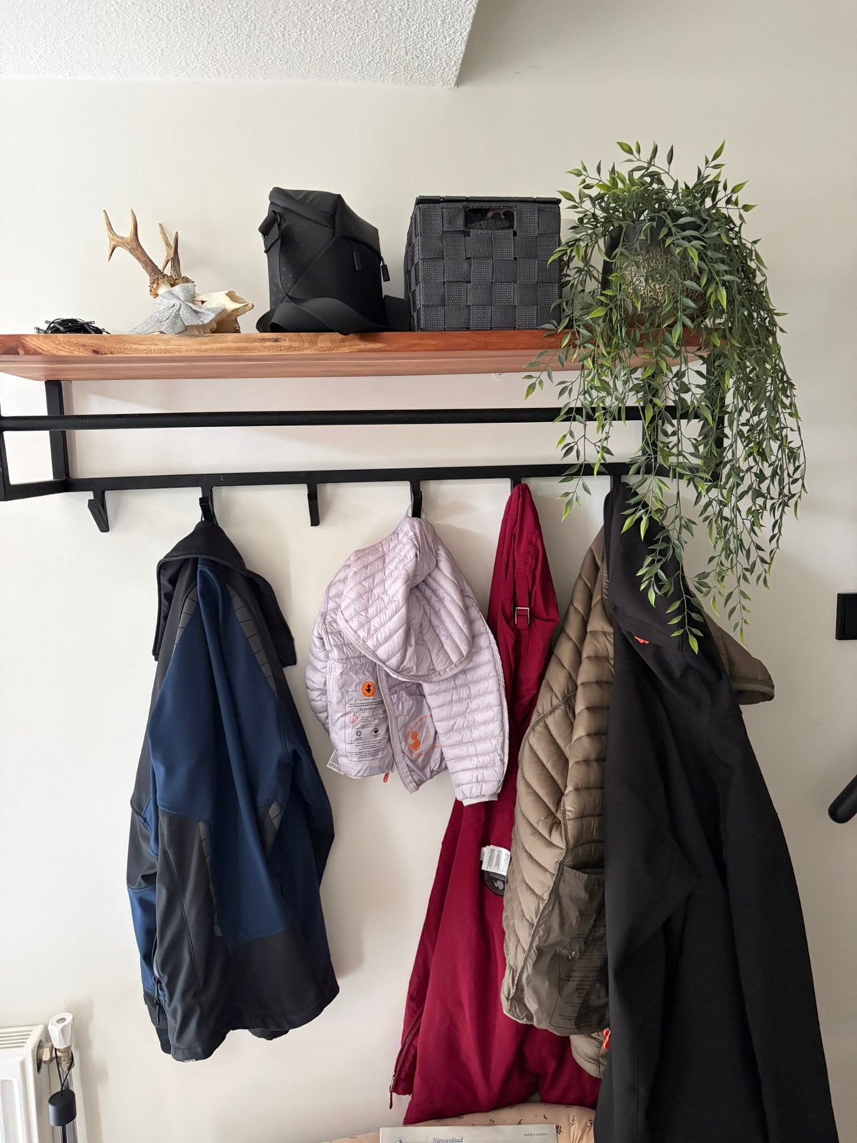 Mango houten kapstok, Nieuw, Minder dan 100 cm, Hout, Ophalen