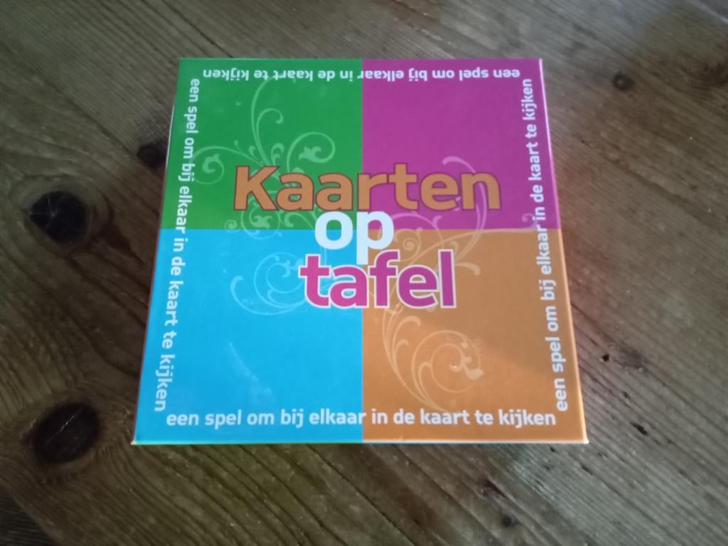Kaarten op tafel, Ophalen of Verzenden, Zo goed als nieuw