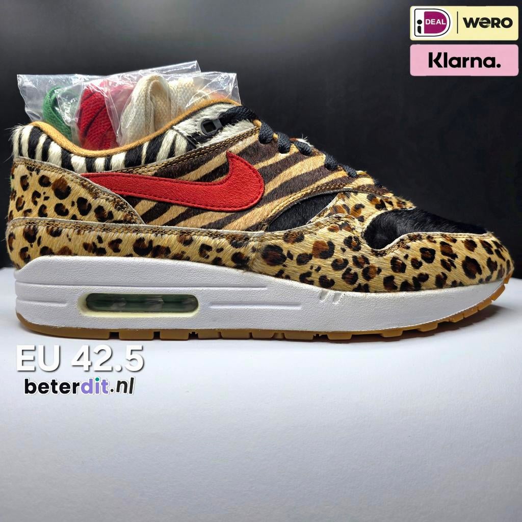 Nike Air Max 1 'Atmos Animal Pack 2.0' Black Box
Maat: 42.5, Kleding | Heren, Schoenen, Nike air max, Ophalen of Verzenden, Nike