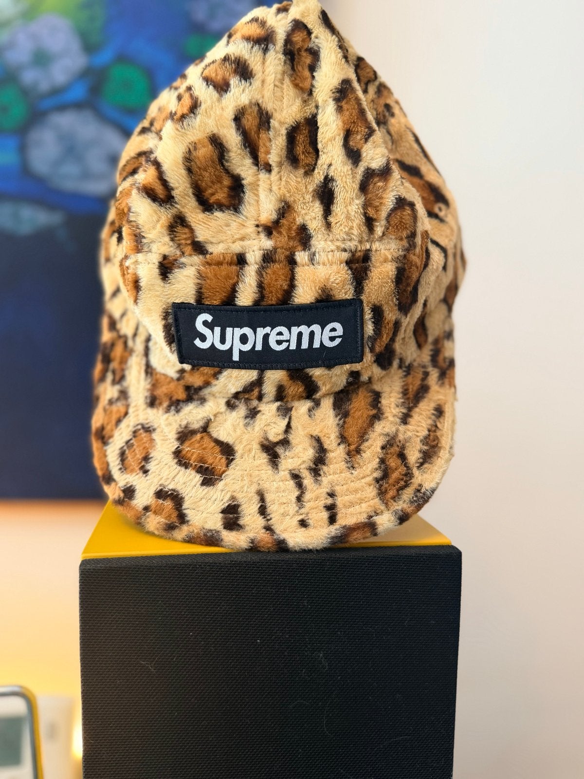Supreme Goodenough Crushed Rayon Camp Cap Leopard Nieuw, Ophalen of Verzenden, Nieuw, One size fits all, Pet