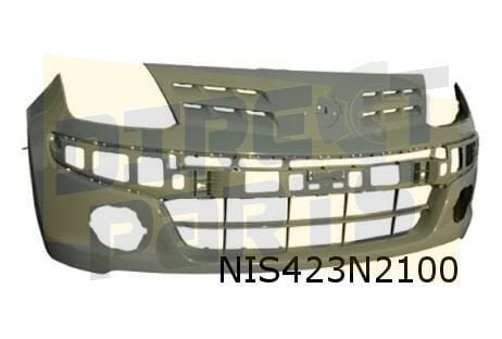 Nissan Pixo (7/09-1/14) voorbumper (+ml / Acenta) (te spuite