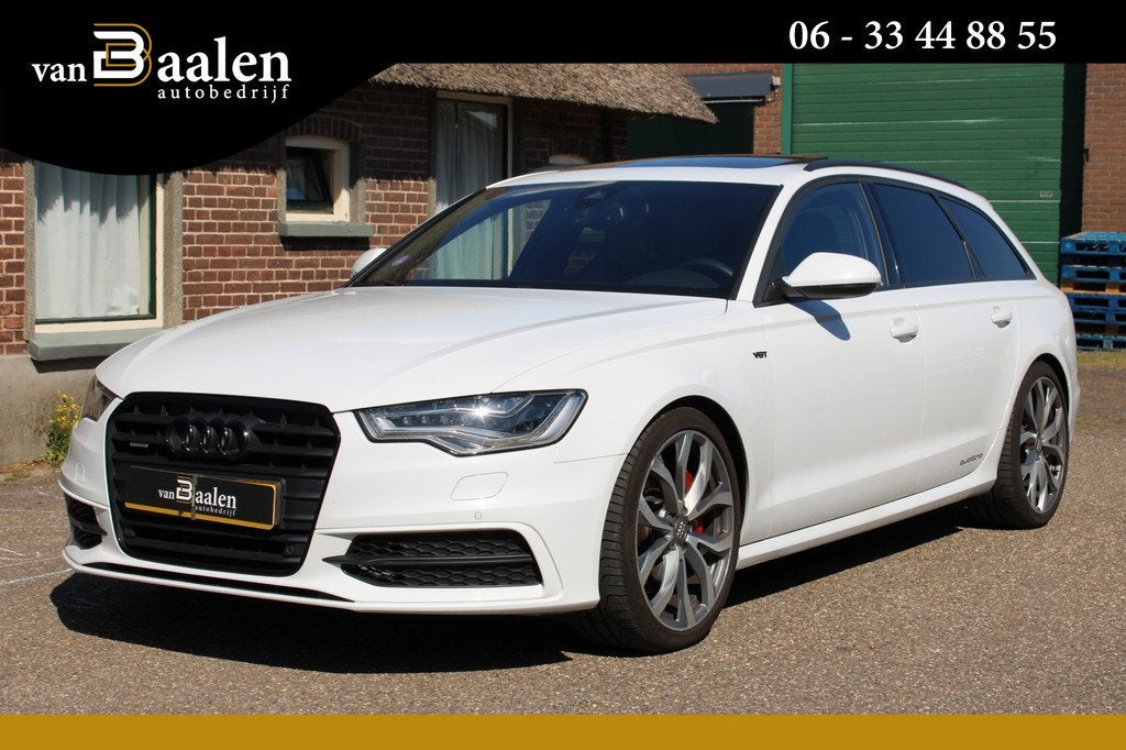 Audi A6 Avant 3.0 TFSI quattro S-Line Plus PANO LEER MATRIX, Automaat, Euro 5, Gebruikt, Zwart