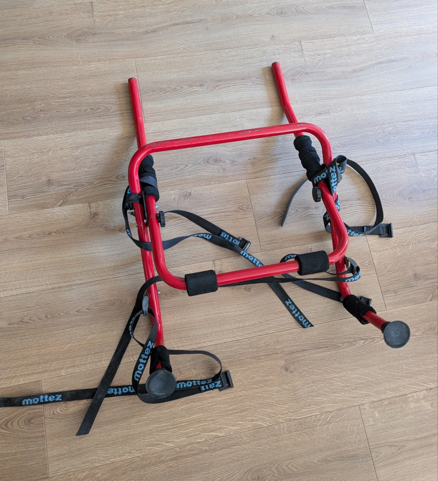 Mottez Achterklep Fietsendrager - Rood, Gebruikt, Ophalen, 2 fietsen, Gebruikt, Achterklepdrager