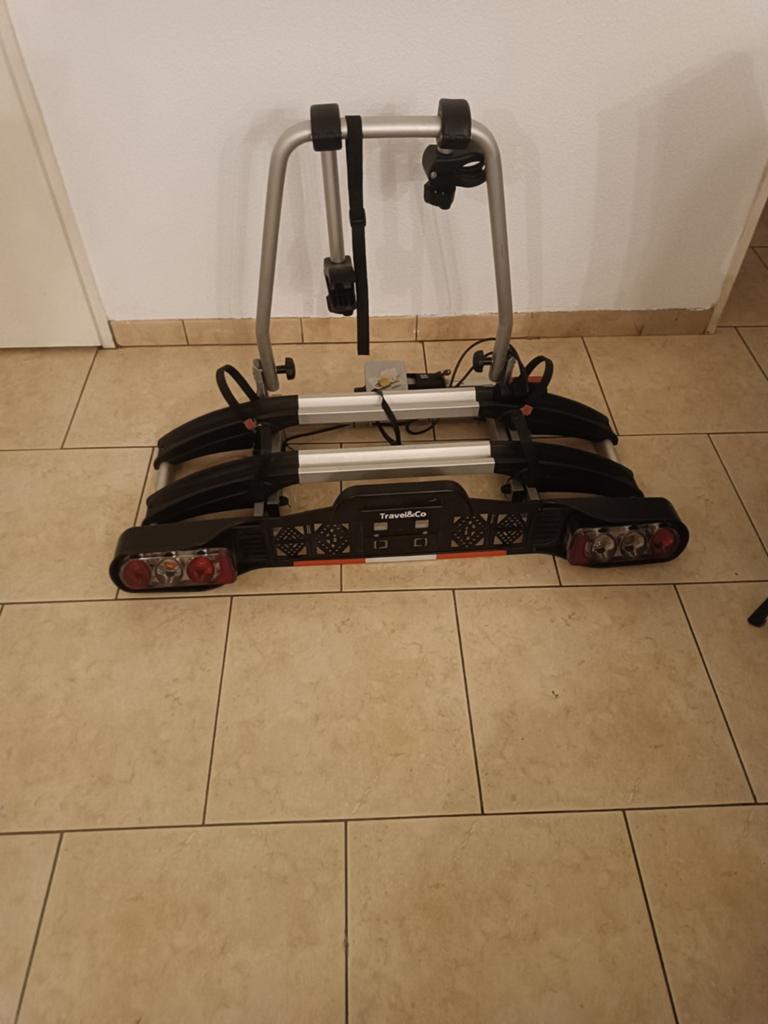 Fietsdrager Travel co anwb voor twee fietsen elektrische, Ophalen of Verzenden, Zo goed als nieuw, 2 fietsen, Trekhaakdrager