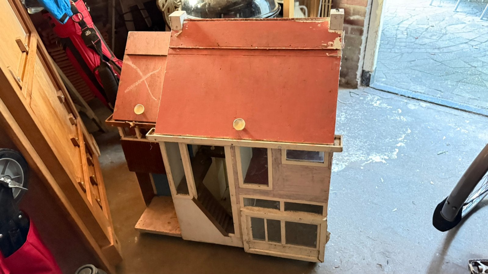 Poppenhuis opknapper, gratis, Ophalen of Verzenden, Zo goed als nieuw