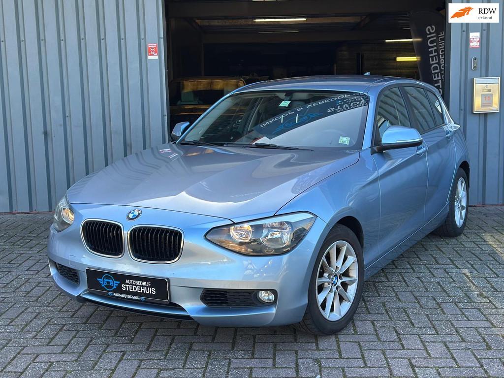 BMW 1-serie 118i Business, Auto's, BMW, 1-Serie, Euro 5, Gebruikt, Blauw