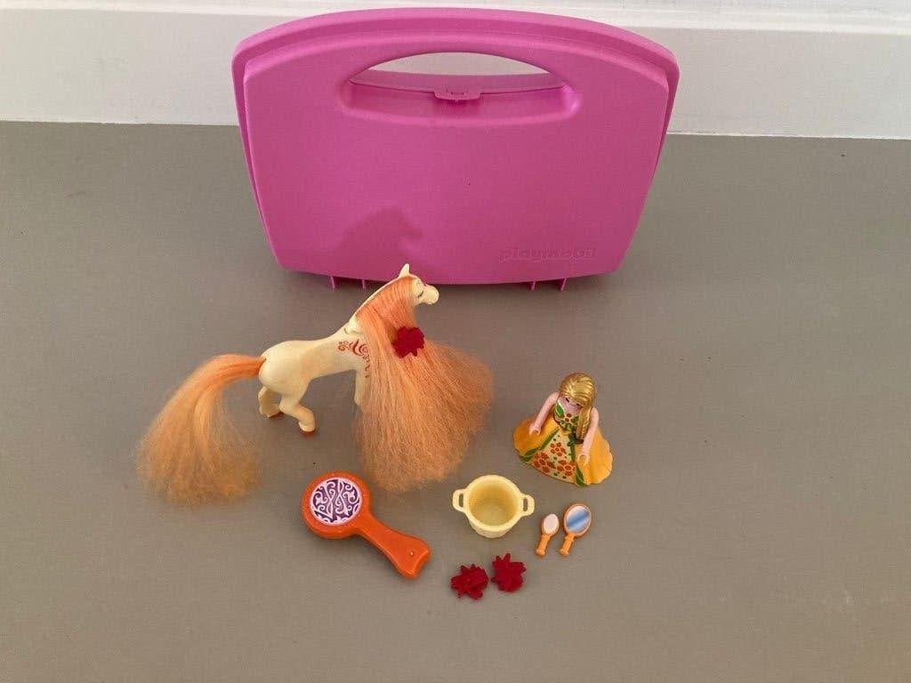 playmobil koffer met paard en prinses 5656, Complete set, Overige typen, Ophalen of Verzenden, Zo goed als nieuw