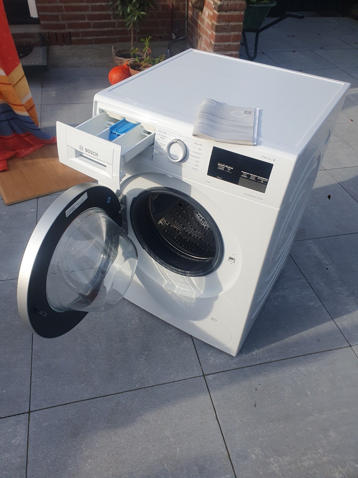Bosch Wasmachine - Zeer Goede Staat, Ophalen, 1200 tot 1600 toeren, 8 tot 10 kg, Zo goed als nieuw