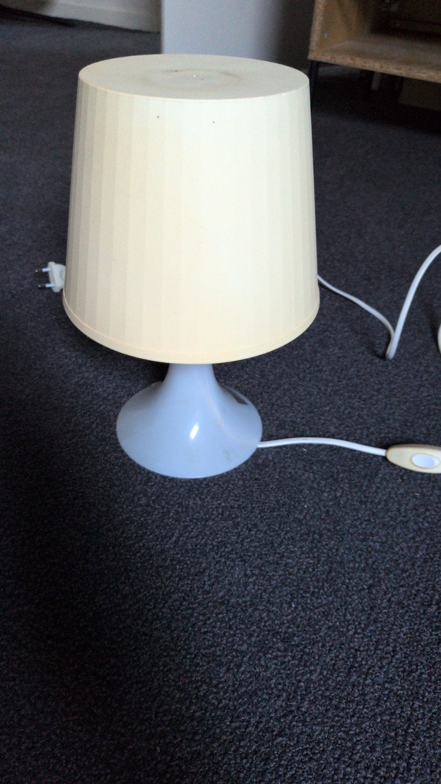 Tafellamp/nachtlamp - Vintage design, Ophalen, Kunststof, Gebruikt, Vintage