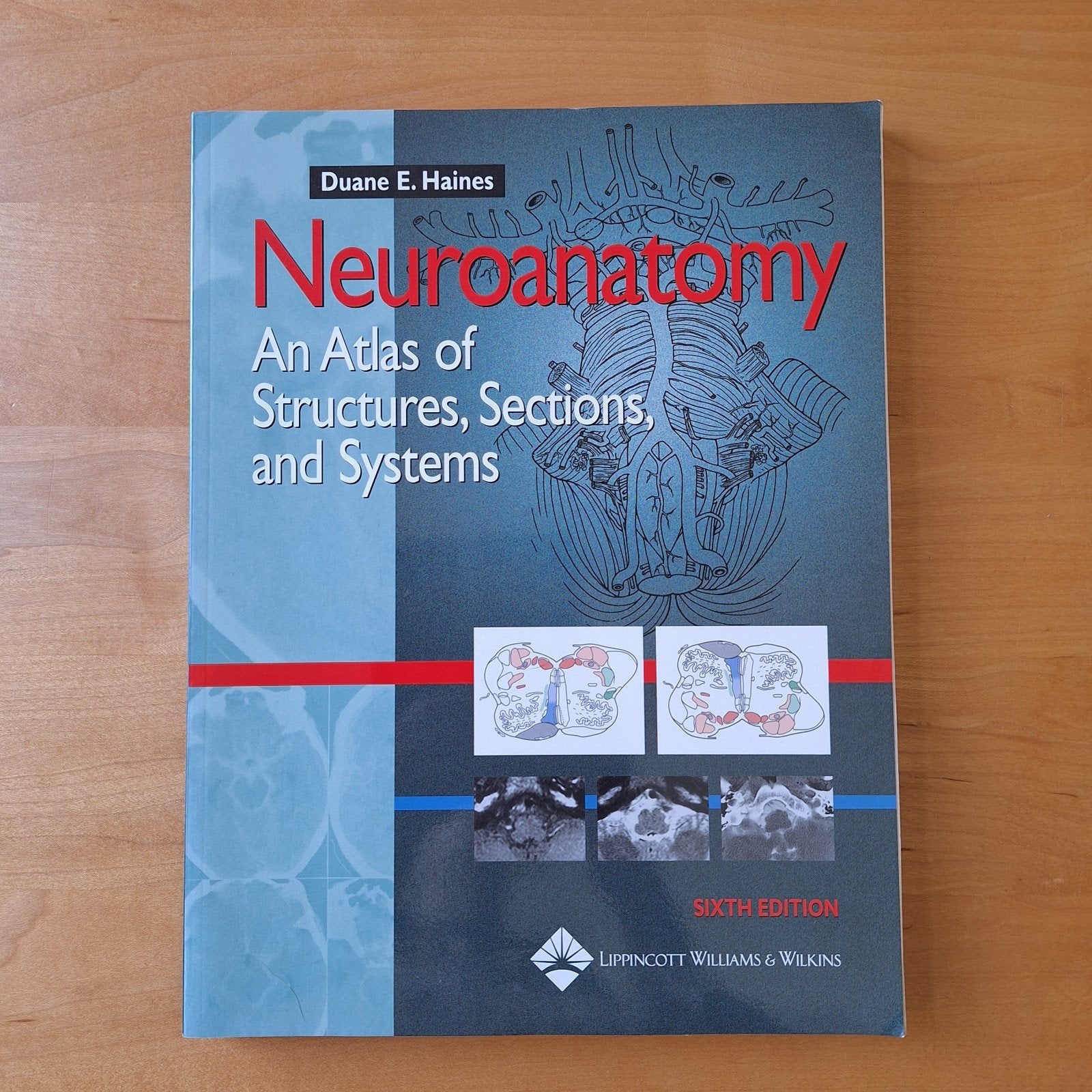 Neuroanatomy: An Atlas of Structures, Sections, and Systems, Boeken, Zo goed als nieuw, Duane E. Haines, Beta, HBO
