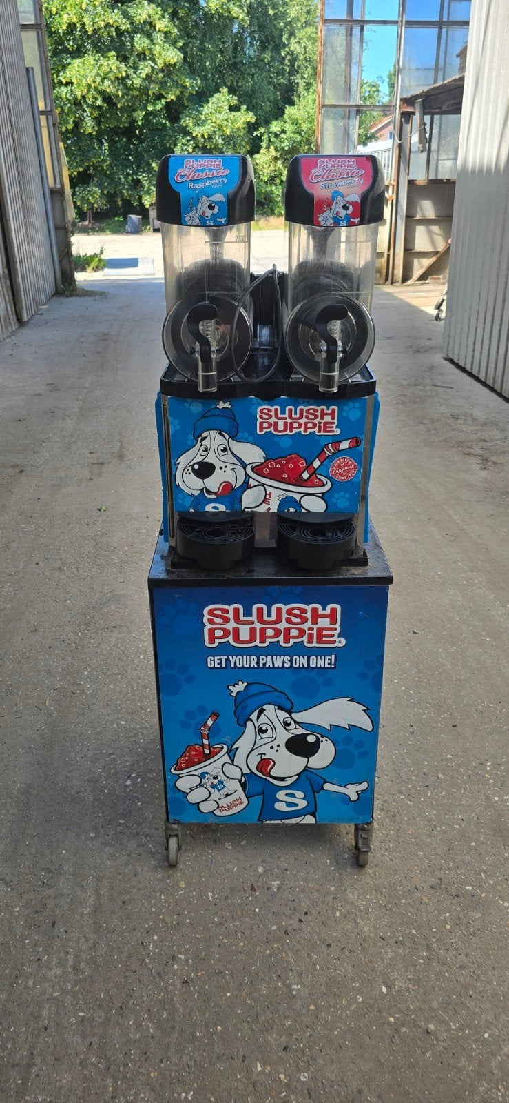 Slush Machine te koop met Kar  goed werkend, Witgoed en Apparatuur, IJsmachines, Ophalen of Verzenden