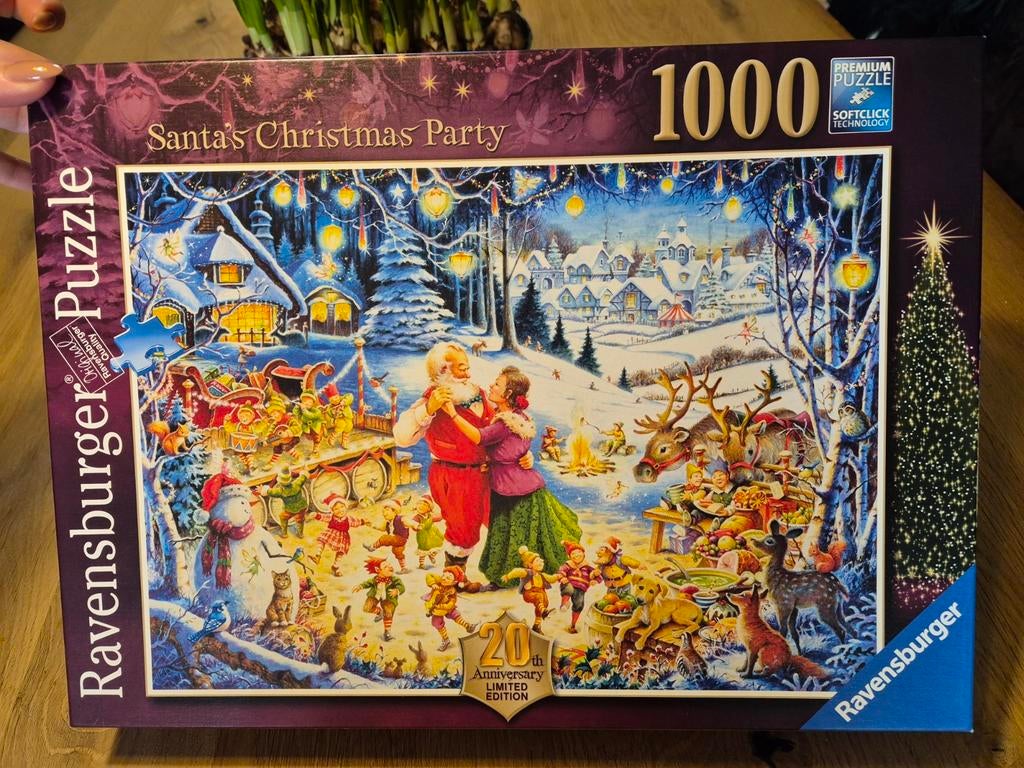 Ravensburger Kerstpuzzel 1000 stukjes, Ophalen, Meer dan 50 stukjes, Zo goed als nieuw, 6 jaar of ouder