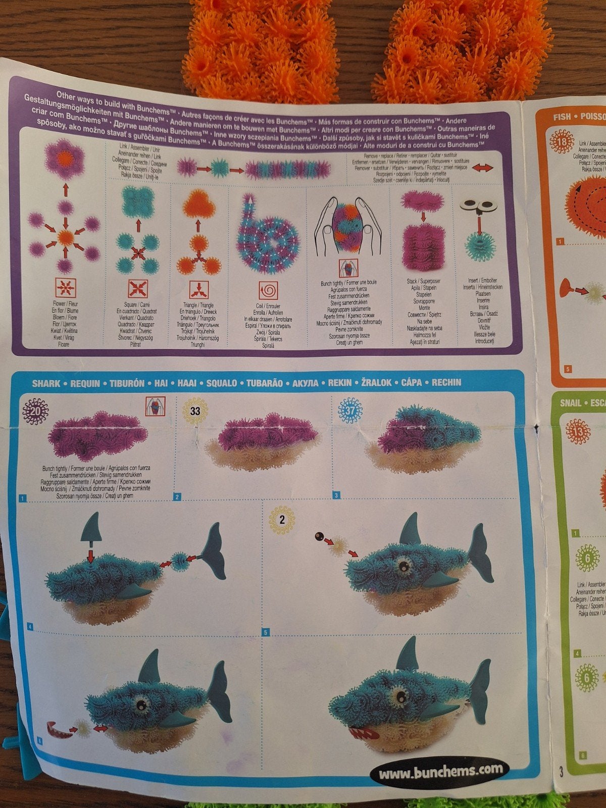 Bunchems set glow in de dark oceaan, Ophalen of Verzenden, Gebruikt, Knutselen
