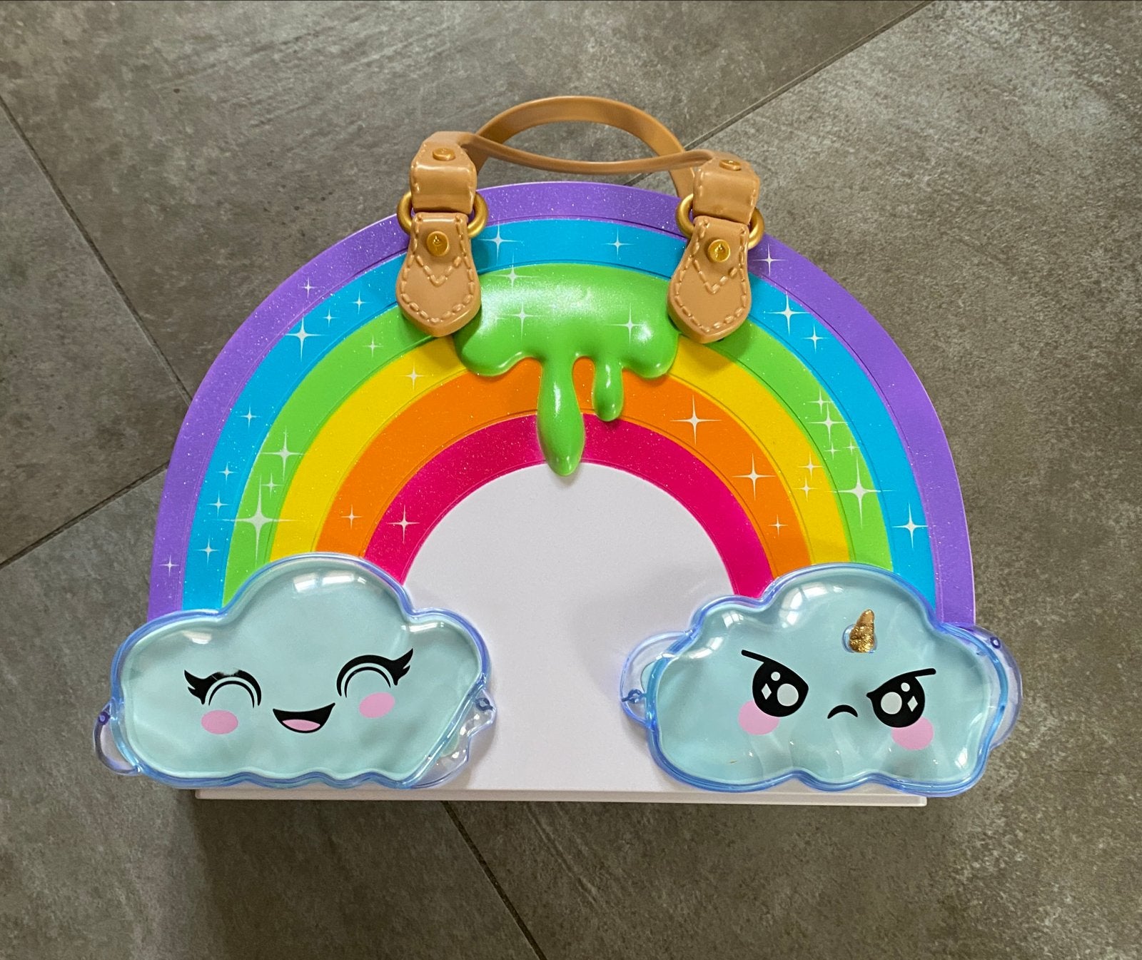Poopsie Slijmkoffer Regenboog met accessoires, Ophalen, Gebruikt, Meisje