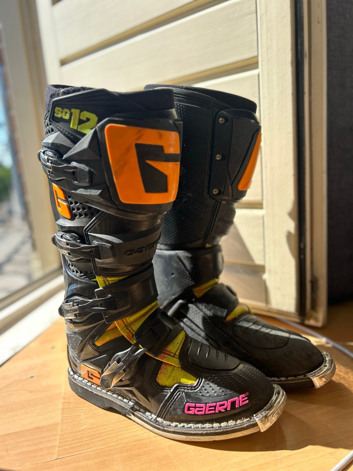 Gaerne SG12 motorcross laarzen, maat 43, Ophalen of Verzenden, Tweedehands, Laarzen