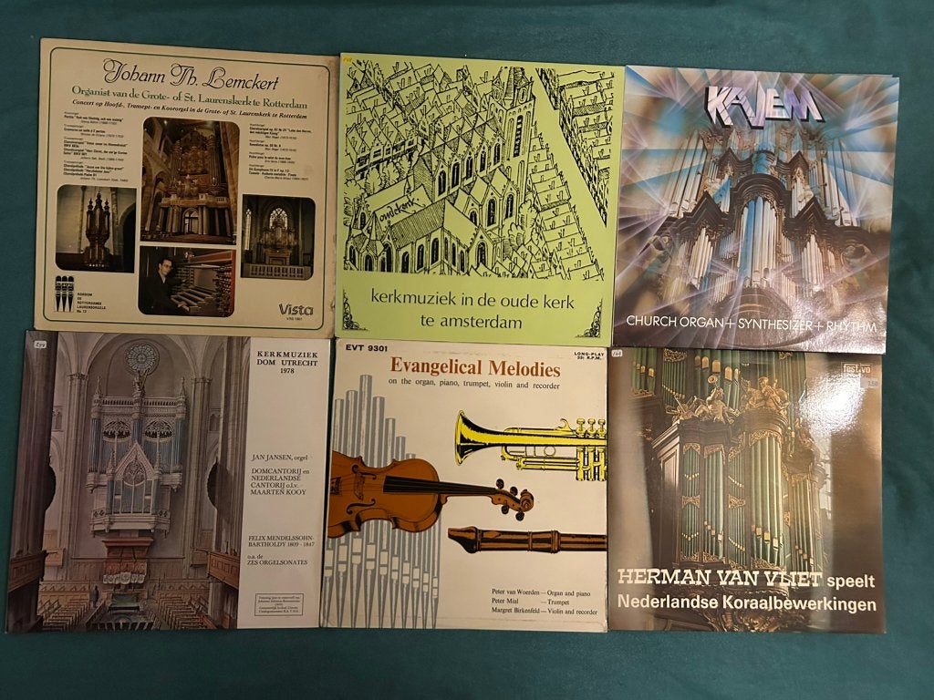 10 LP's Kerkorgel (ook per stuk te koop), LP, Gebruikt, Ophalen of Verzenden, 12 inch