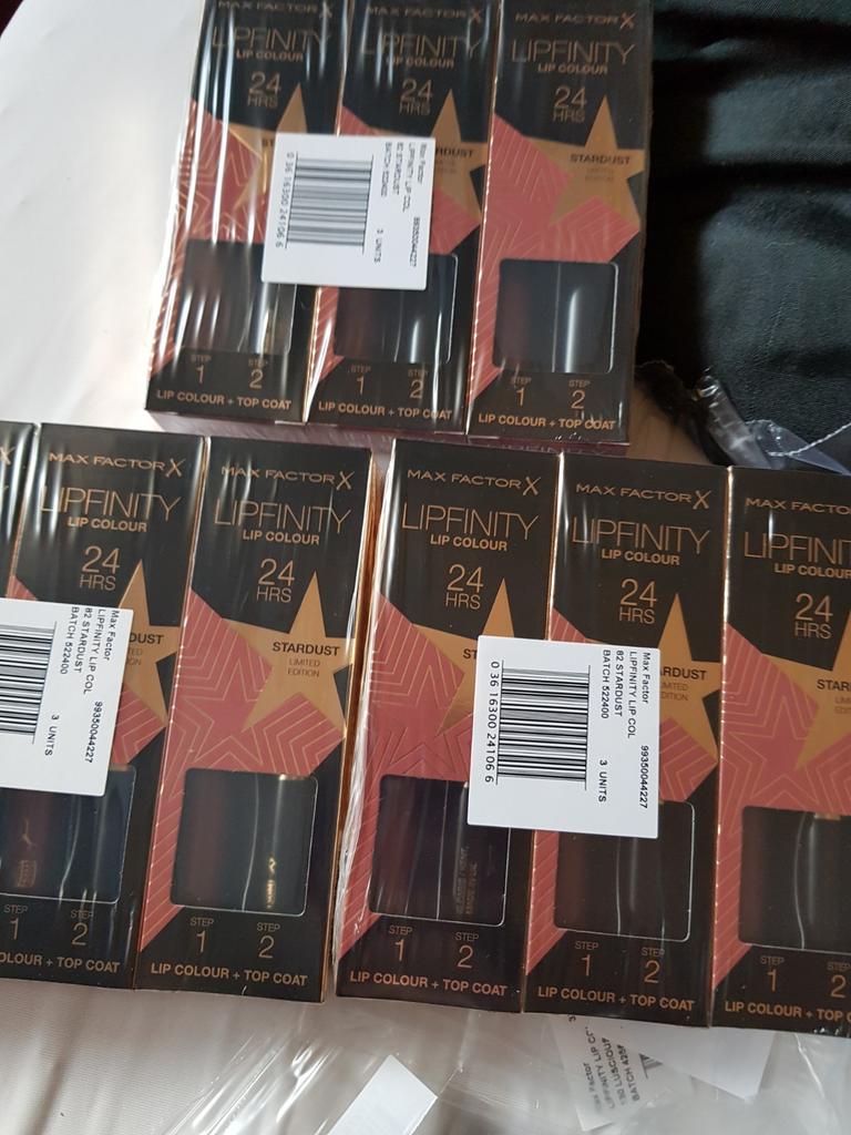 10 stuks maxfactor lipfinity zonder topcoat nr 82, Ophalen of Verzenden, Nieuw, Overige kleuren, Handen en Nagels