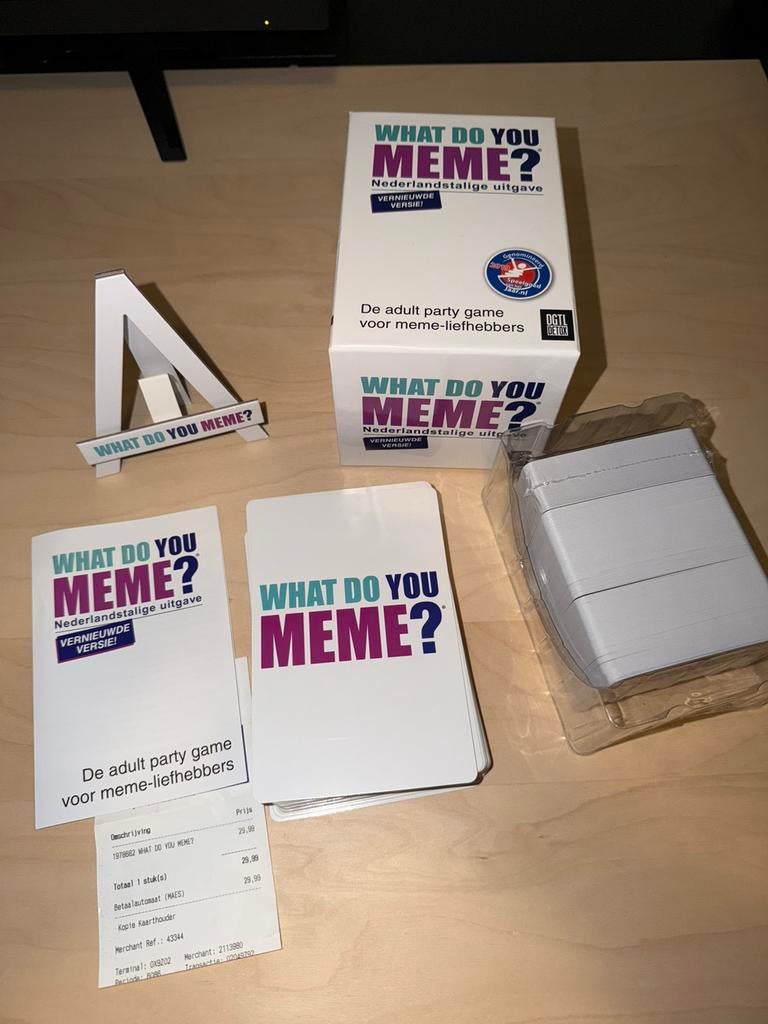 What do you meme - kaartspel, Vijf spelers of meer, Ophalen of Verzenden, Nieuw
