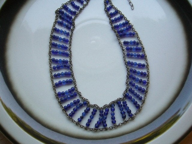 UIT INBOEDEL MOOIE VINTAGE KETTING, Verzenden, Overige materialen, Ketting