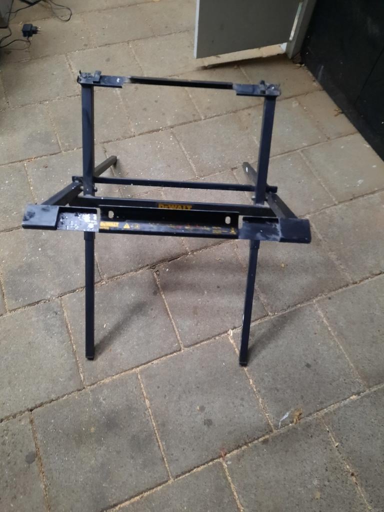 Dewalt. DE 7450.Zaagtafel.onderstel, Ophalen of Verzenden, Gebruikt, 70 tot 120 cm, Inklapbaar