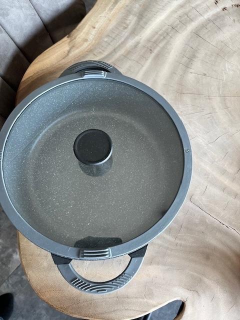 Hapjespan - Nieuw  28 cm – geschikt voor alle warmtebronnen, Huis en Inrichting, Ophalen of Verzenden, Keramische plaat, Koekenpan of Braadpan