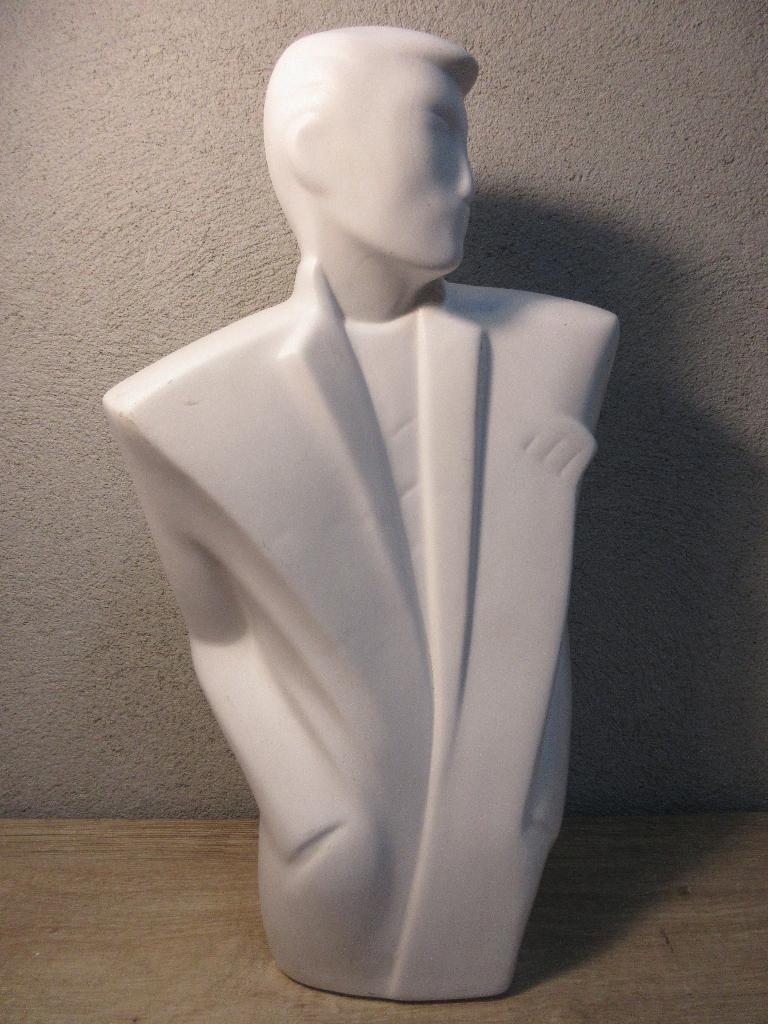 Vintage beeld man buste Lindsey b mannenbuste, Antiek en Kunst, Ophalen of Verzenden, Buste
