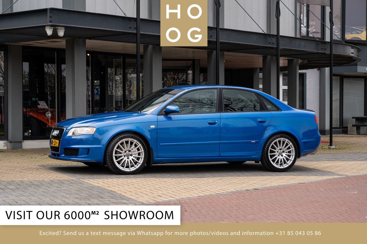 Audi A4 2.0 TFSI QUATTRO DTM (bj 2005), Auto's, Audi, Gebruikt, 4 cilinders, Blauw, A4