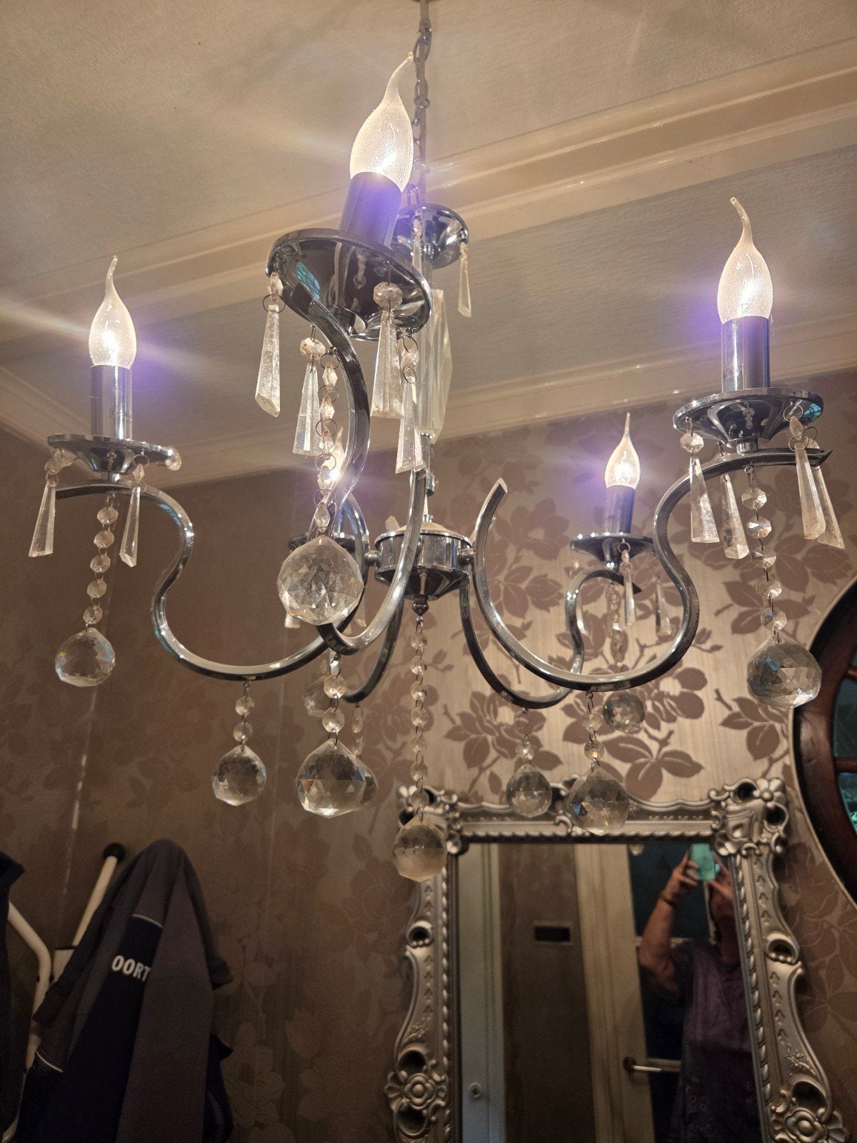 Kroonluchter, Huis en Inrichting, Lampen | Kroonluchters, Ophalen, Zo goed als nieuw