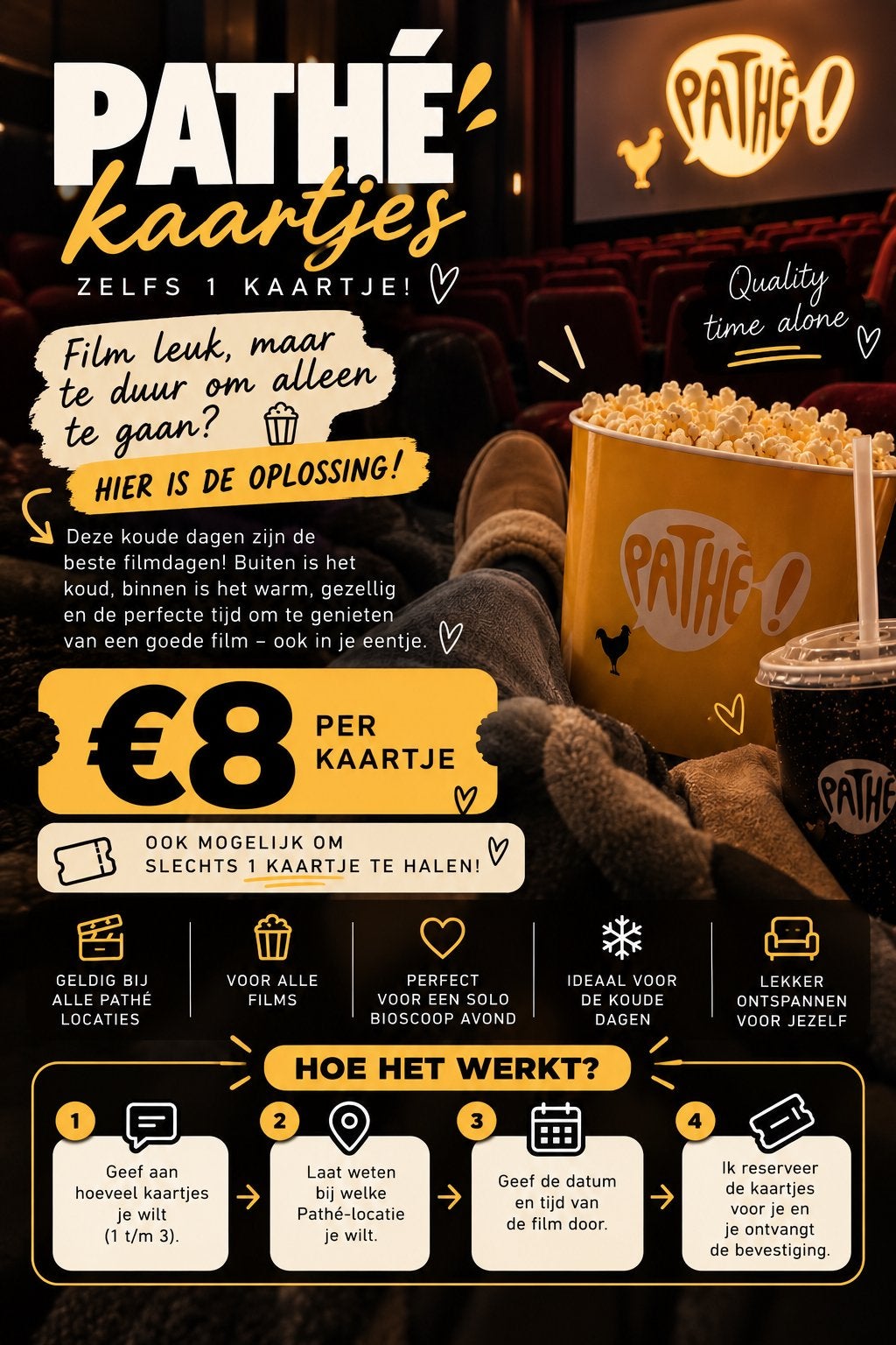 Pathé kaartje voor maar €8!