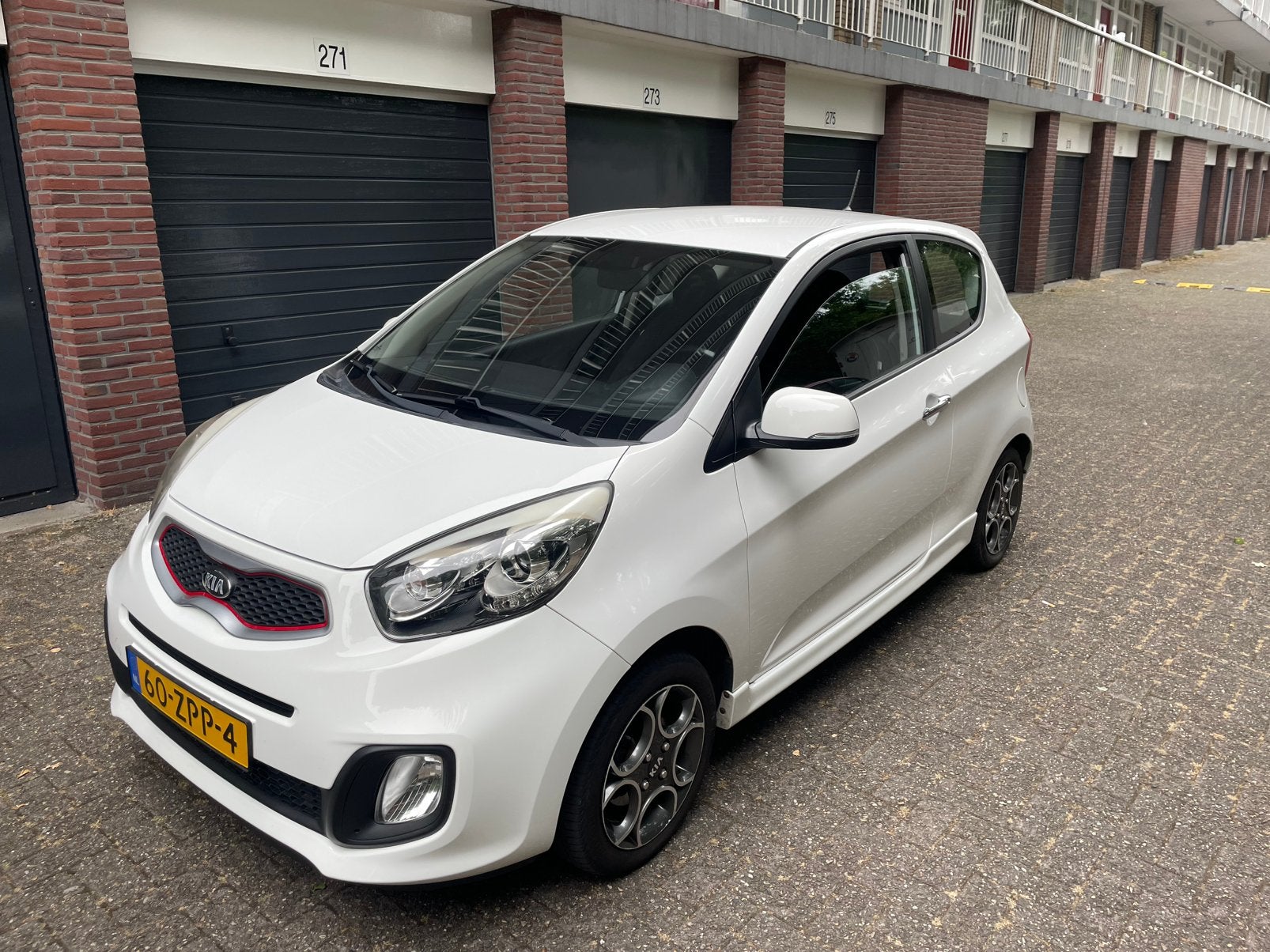 Kia Picanto 1.0 Cvvt  Design Edition Airco - PDC - NAP, Auto's, Voorwielaandrijving, Euro 5, Stof, Zwart