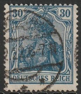 Rijk 1920 144 Germania 30p, Gest, Ophalen of Verzenden, Overige periodes, Gestempeld
