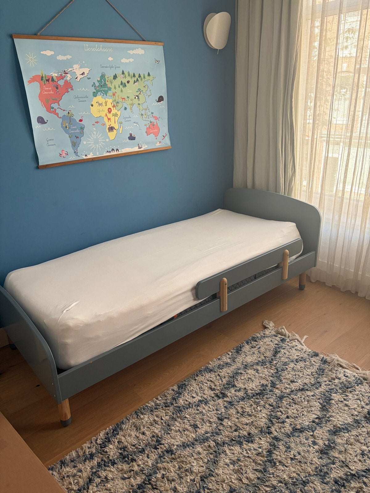 Flexa Play Eenpersoonsbed met lattenbodem, Ophalen, Gebruikt, 90 cm, Eenpersoons