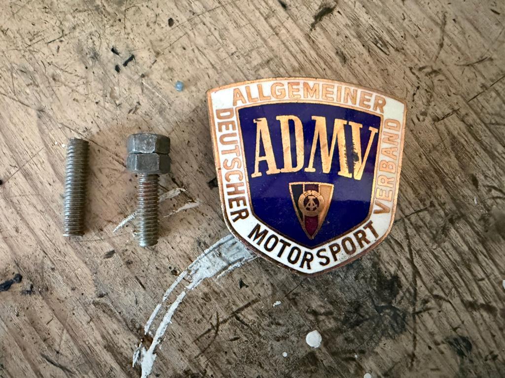 Admv schildje, trabant, wartburg, barkas, Ophalen of Verzenden, Gebruikt