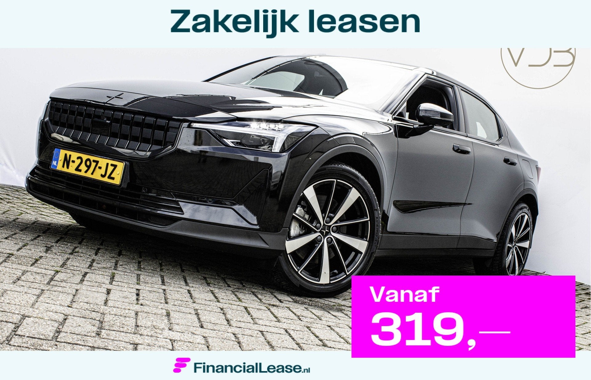 Polestar 2 SOH 95,4% Standard Range Single Motor 1e Eigenaar, Polestar 2, Stof, Gebruikt, Zwart