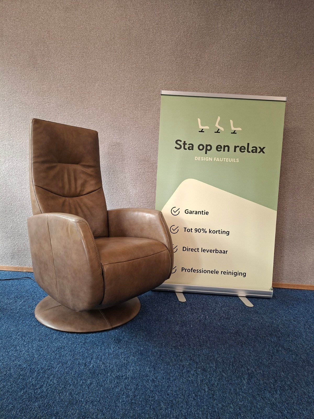 sta op relax fauteuil De Toekomst twice zo goed als nieuw !, Ophalen of Verzenden, Zo goed als nieuw, Staopenrelax@gmail.com, Sta-op-en-relax